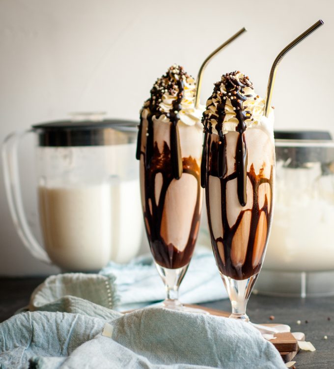 Milkshake chocolat gourmand Ankarsrum France