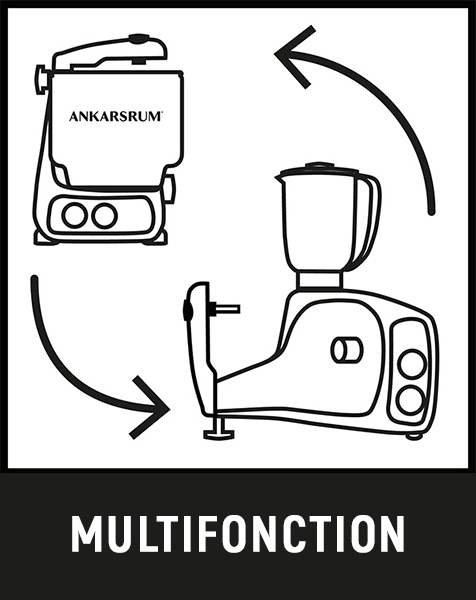 Ankarsrum robot patissier multifonction