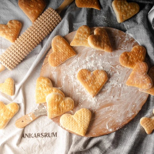 Ein schönes Brot, das man gerne jemandem servieren kann, den man ein wenig mehr mag.