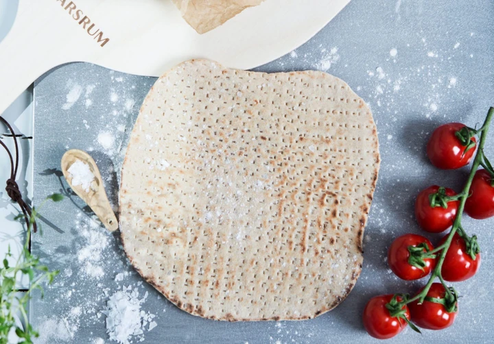 Soft flatbread on sourdough