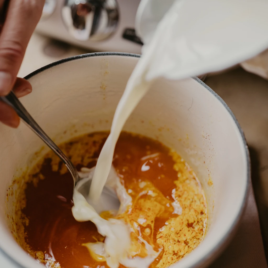Julmys med bakning och saffransbullar.