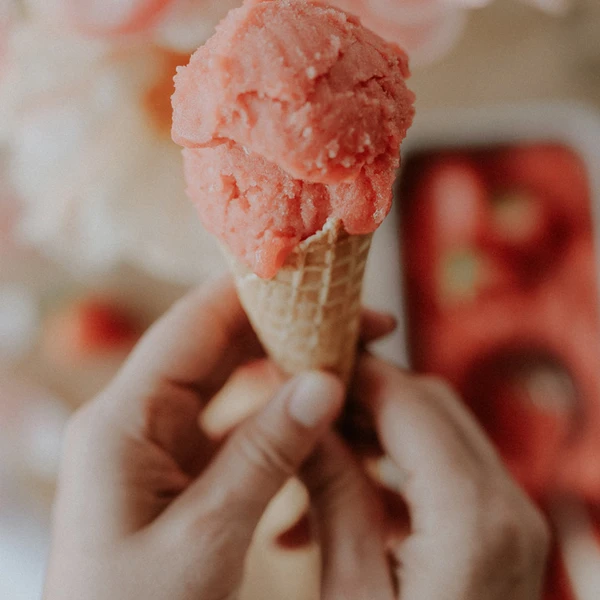 sorbetto ale fragole