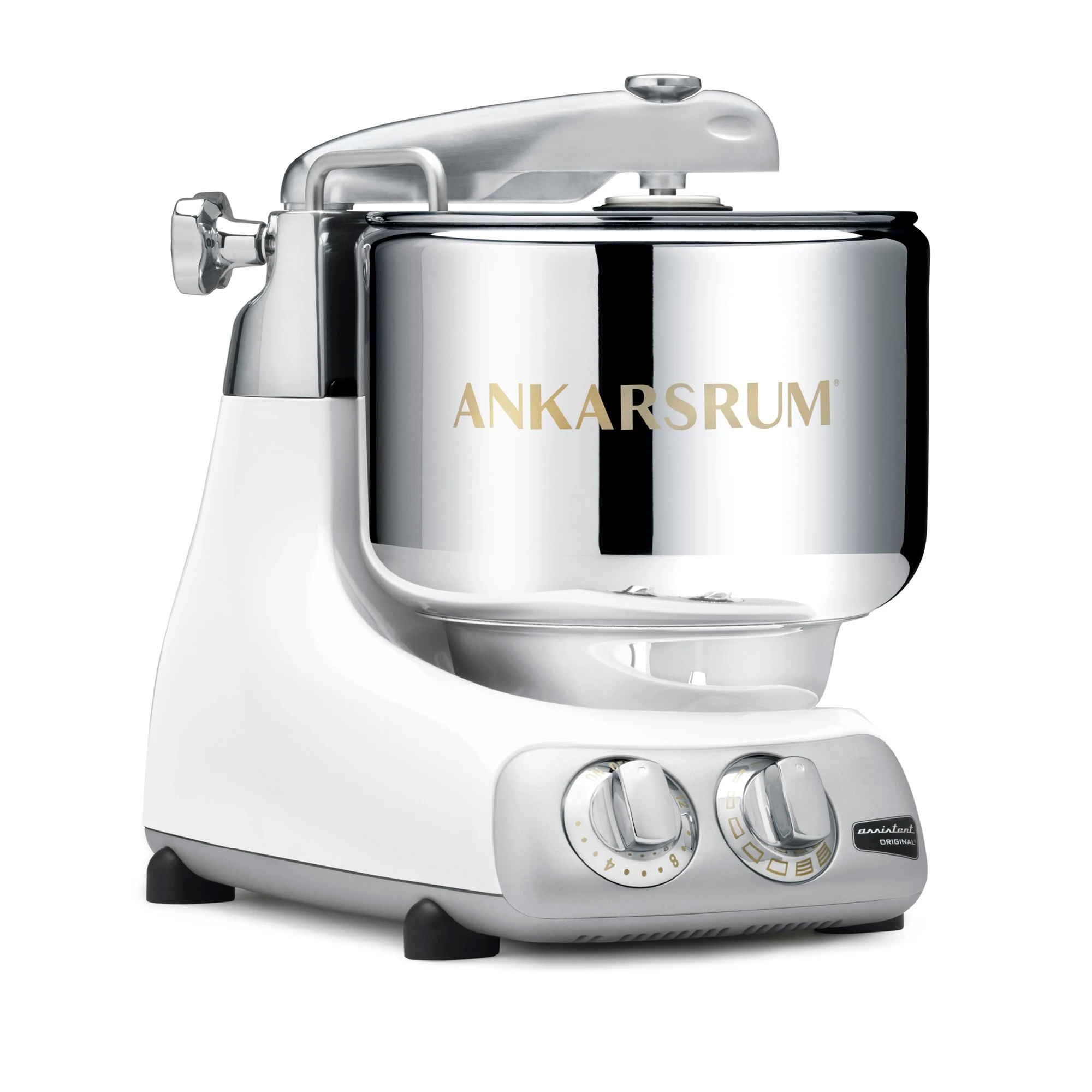 White Stand Mixer - Sleek & Powerful | Ankarsrum