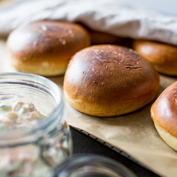 Homemade is the best! This also goes for hamburger bread.