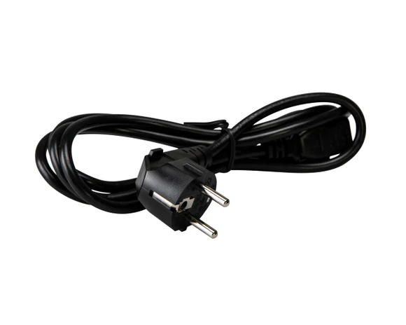 Schwarzes EU-Netzkabel