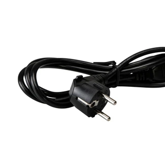 Schwarzes EU-Netzkabel