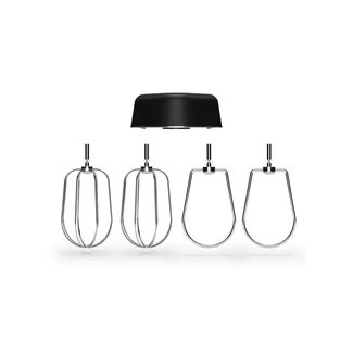 A photo of the Premium beater attachments on a white background.