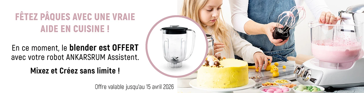 ankarsrum offre blender paques