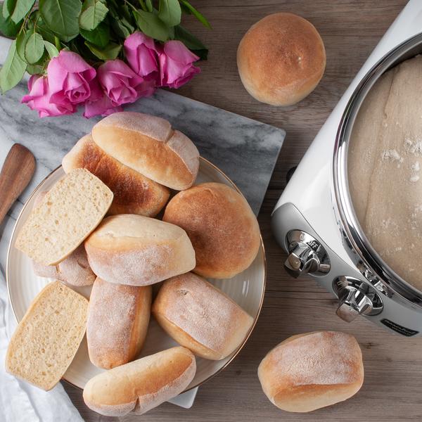 Celebrate Mother’s Day with breakfast in bed – homemade of course! Surprise mom with freshly baked bread that has been fermented overnight.