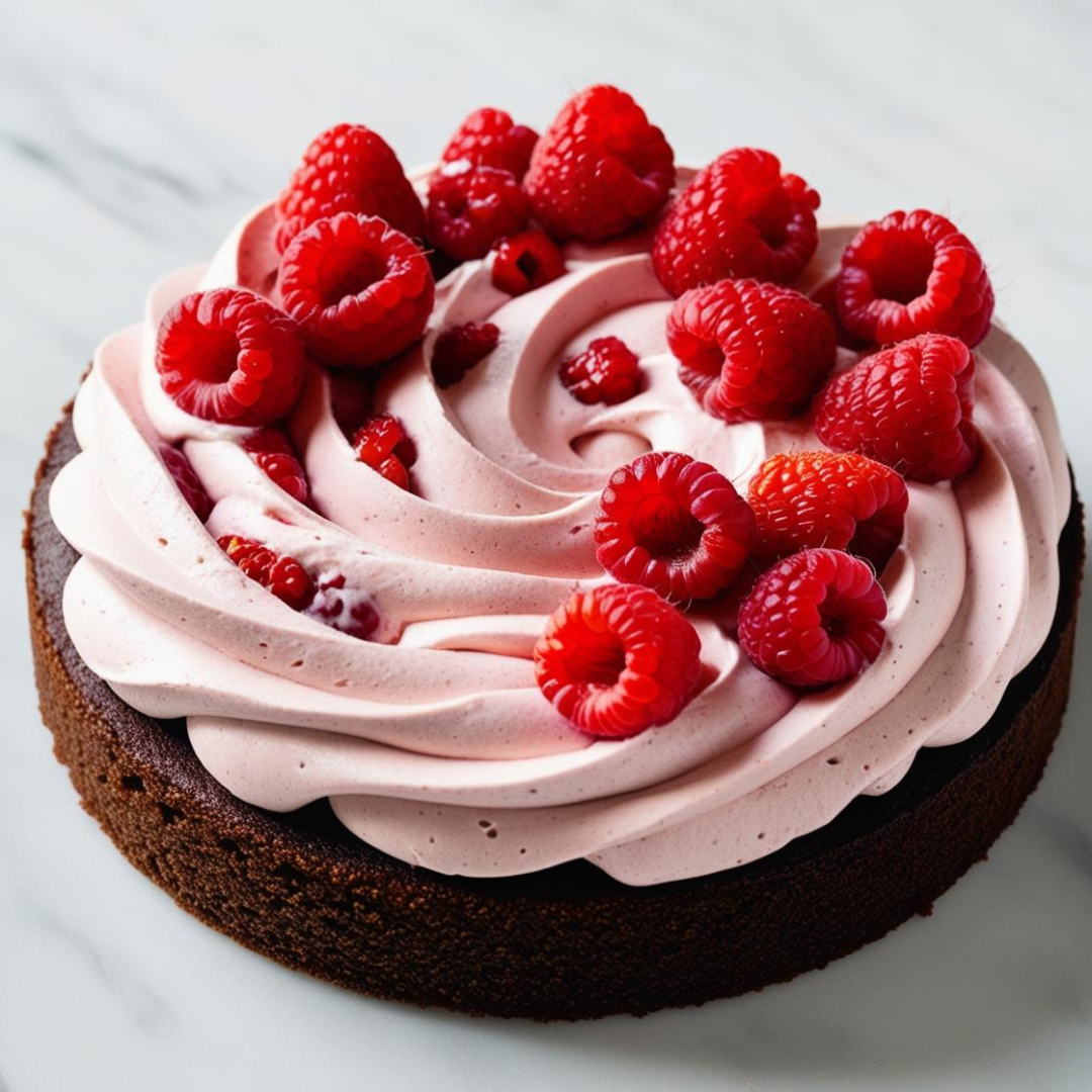 Recipe for chocolate cake with pink raspberry cream | Ankarsrum