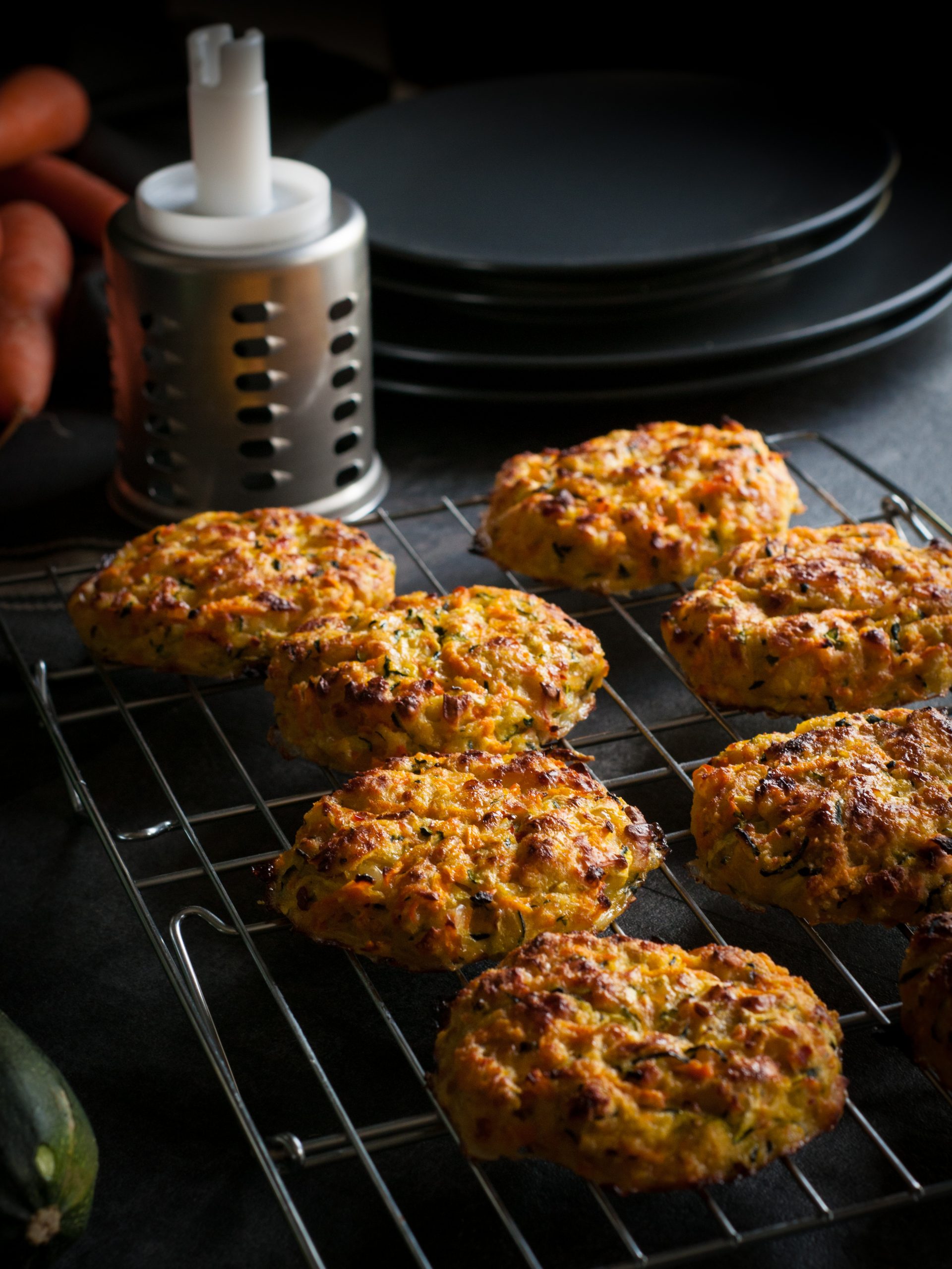 Fresh Carrot, Zucchini And Halloumi Burgers | Ankarsrum United States