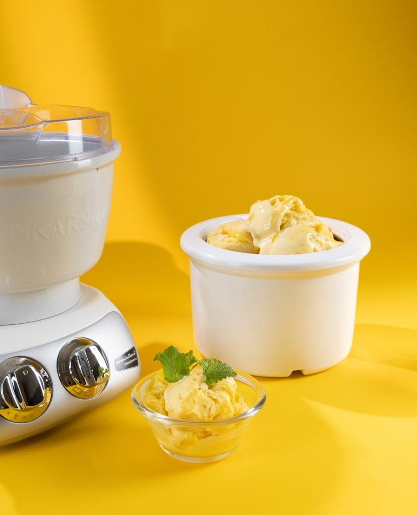 Trying out my mini ice cream maker