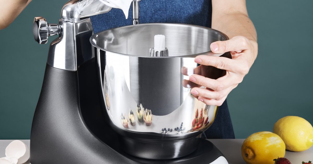 Beater bowl in stainless steel Ankarsrum Global